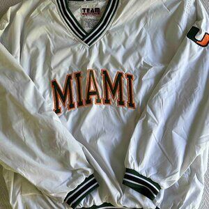 Univ of Miami Split U Wind Shirt - XL